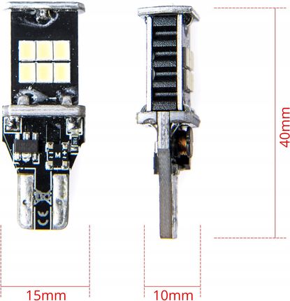 Einparts Automotive Żarówki Led W16W T15 Biała Wsteczna Epl264