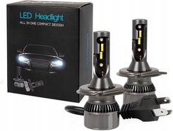 M Tech Zestaw Do Konwersji Led Lsf4   Led Set H4 Lsf4