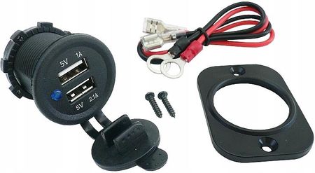 Ładowarka Usb 5V 3,1A Gniazdo Hermetyczne 12V 24V 42606 - zdjęcie 2