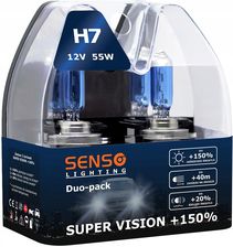 Senso Żarówki Super Vision 2X H7 Duo +150% Senso H7 12V Sv Duo
