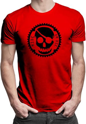Ride or Die - męska koszulka z nadrukiem