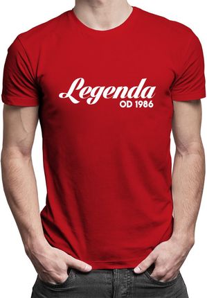 Legenda od... - męska koszulka z nadrukiem