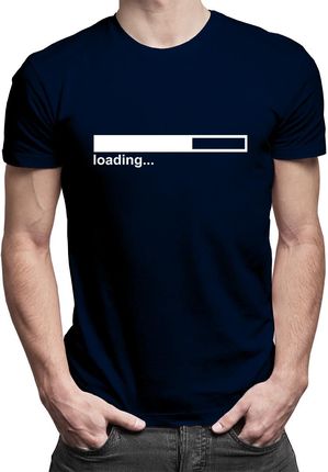 Loading... - męska koszulka z nadrukiem