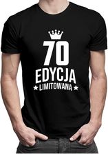 Zdjęcie 70 lat Edycja Limitowana - męska koszulka - prezent na urodziny - Skoczów
