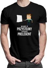 Nie dość, że przystojny, to jeszcze prelegent - męska koszulka z nadrukiem