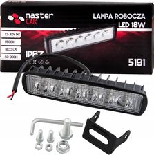 Zdjęcie Lampa Robocza Led 18W Halogen Szperacz 12V 24V 5191 - Tłuszcz
