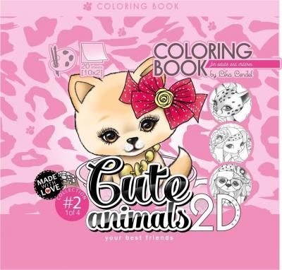 Kolorowanka antystresowa 200x200 Cute animals 2 Fresh