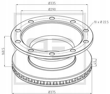 Pe Automotive 296.005 00A Tarcza Hamulcowa 296.005 00A - opinie i ceny ...