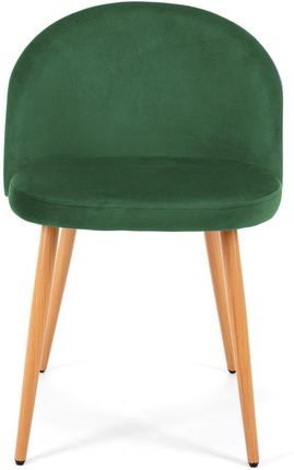 Elior Welurowe Krzesło Do Salonu Zielone Lako 20942