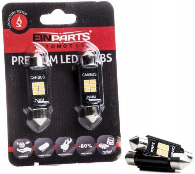 Einparts Automotive Żarówki Led C5W / C10W 6 Smd 39 Mm Canbus Epl196 ...