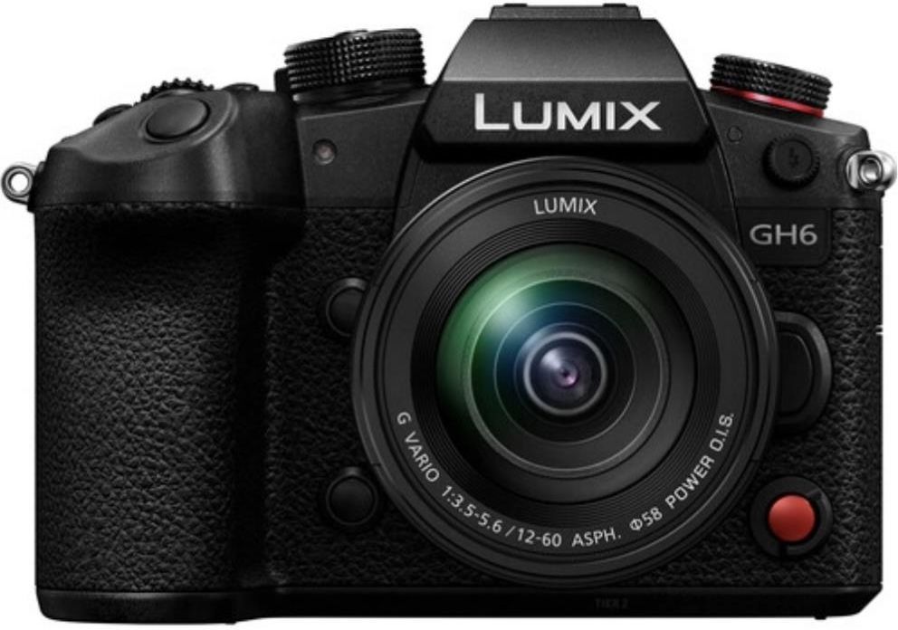 Aparat cyfrowy Lumix DCGH6 + ob. 1260 f/2.84 (ES12060) czarny