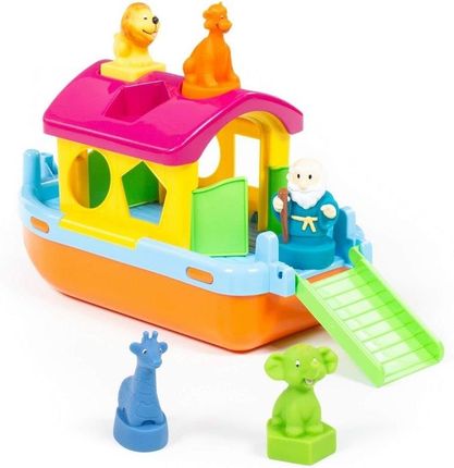 Wader Quality Toys Lumarko Arka Noego Sorter Kształtów Klocki Figurki 6Szt.