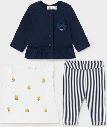 Mayoral komplet leginsy 3 sztuki kolor 40 navy rozmiar 6-9 m