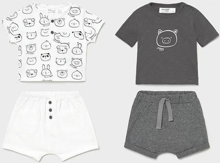 Mayoral komplet dzianina4-cz.krótki kolor 16 antracita rozmiar 2-4 m