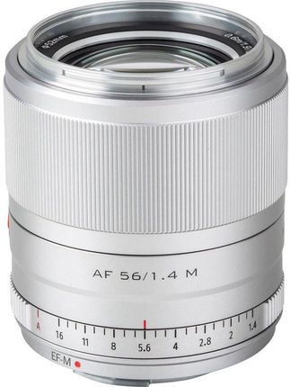 Viltrox Obiektyw AF 56 mm f/1.4 STM IF ED / Canon EF-M Srebrny  (VILTAF5614M)