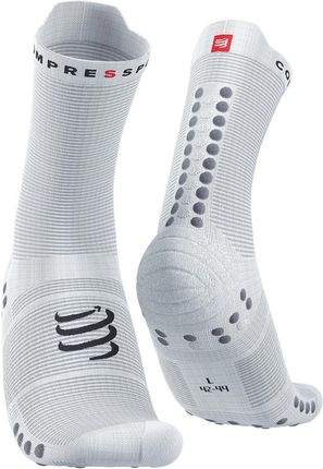 Compressport Skarpetki Kompresyjne Pro Racing Socks V4.0 Run High Biały