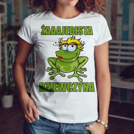 Żaaajebista dziewczyna - koszulka damska