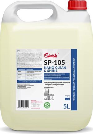 Swish Sp 105 Nano& Shine Płyn Do Mycia I Nabłyszczania Podłóg Koncentrat 5L (Sp105)