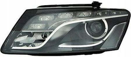 Lampy Przód Audi Q5 08 12 Clear/Czarne Led 1075285
