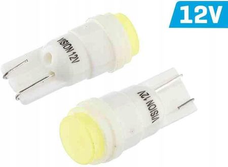 Vision Żarówka W5W T10 12V Cob Led Biała 2 Szt 58258