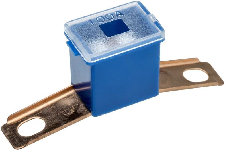 JAPVAL-M48-100A KFZ-Sicherung FUSE JapVal Male 32V 100A blau NEW #BP
