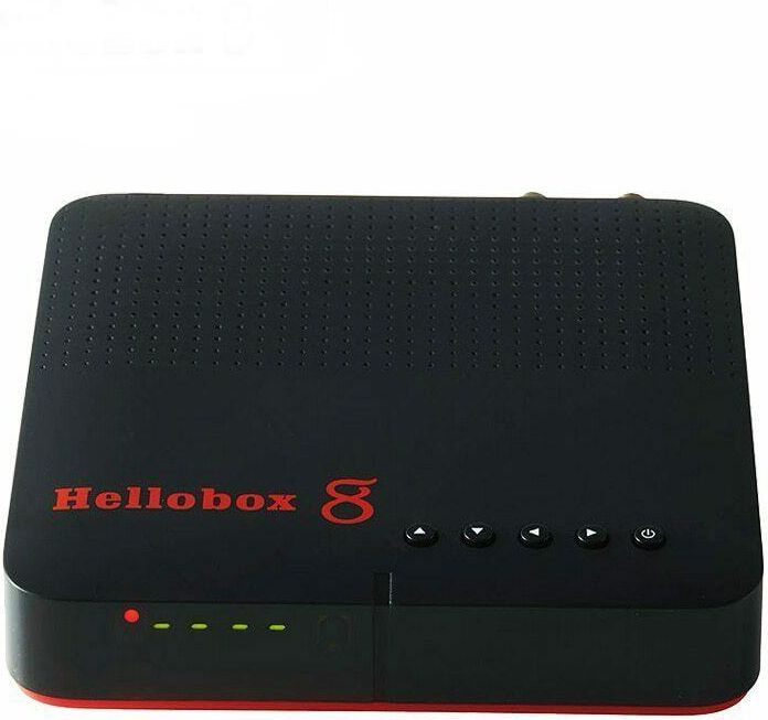 Hellobox 8 Combo Tuner Satelitarny DVBS-2, Naziemny DVBT-2 H.265 HEVC ...