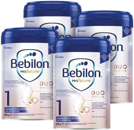 Bebilon Profutura Duo Biotik 1 mleko początkowe od urodzenia 4x800g