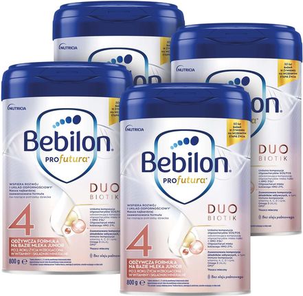Bebilon Profutura Duo Biotik 4 mleko modyfikowane po 2 roku 4x800g