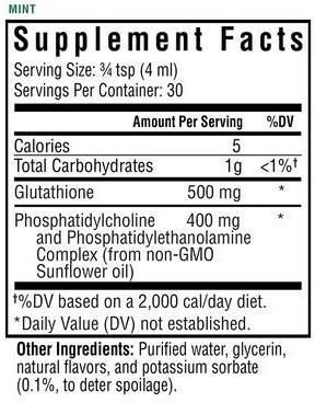 seeking health optimal liposomal glutathione Seeking Health Optimal Liposomal Glutathione Original Mint 120Ml