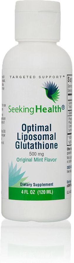 glutathione seeking health Seeking Health Optimal Liposomal Glutathione Original Mint 120Ml