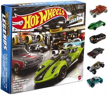 Hot Wheels LEGENDS TOUR zestaw 6 kultowych autek HDH52 - Ceny i