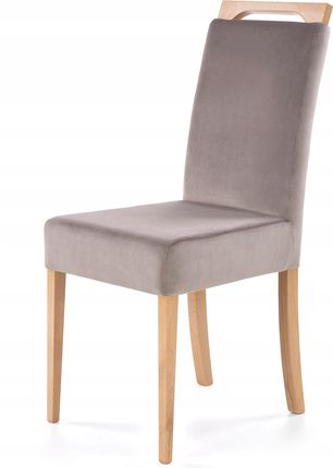 Krzesło Drewniane Do Salonu Tapicerowane Halmar
