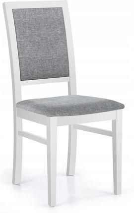 Krzesło Drewniane Do Kuchni Jadalni Biało Szare