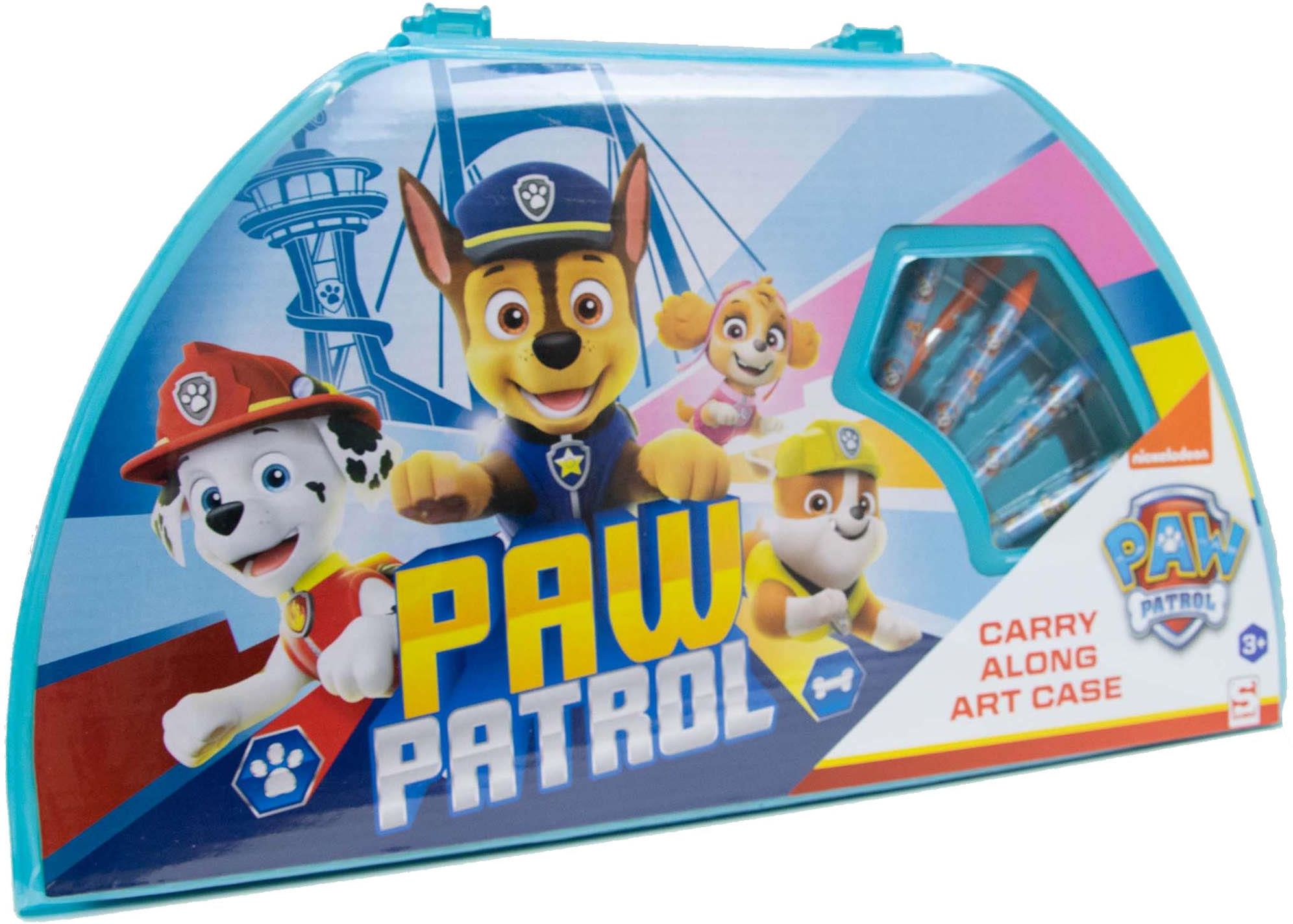Walizka Z Kredkami Dla Dzieci Sambro Walizka Artystyczna Psi Patrol Z Kredkami I Farbkami - Ceny i