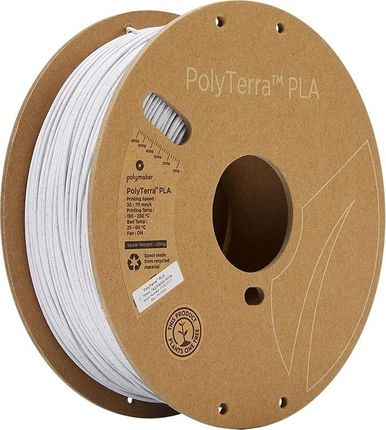 Polymaker PolyTerra PLA Marble White (70941)