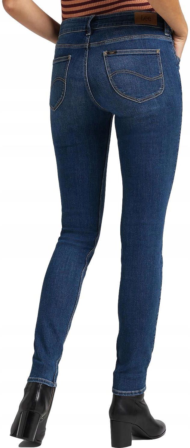 Lee SCARLETT - Jeans Skinny Fit - mid martha/blauw denim/bluedenim