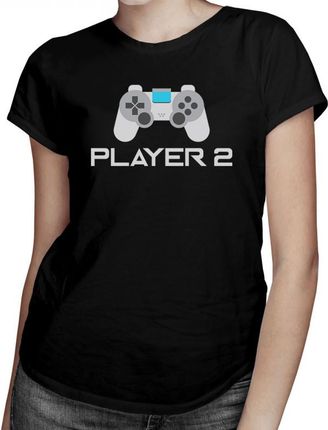 Player 2 v2 - damska koszulka z nadrukiem