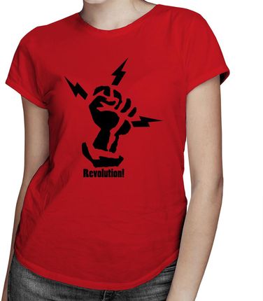 Revolution - damska koszulka z nadrukiem