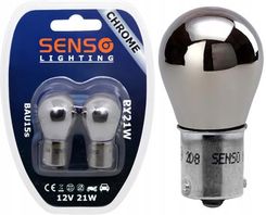 Senso 2X Żarówka Py21W Pomarańcz Chromowana Chrom