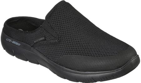 Skechers męskie czarne klapki Summits Vindicator 232296 BBK black