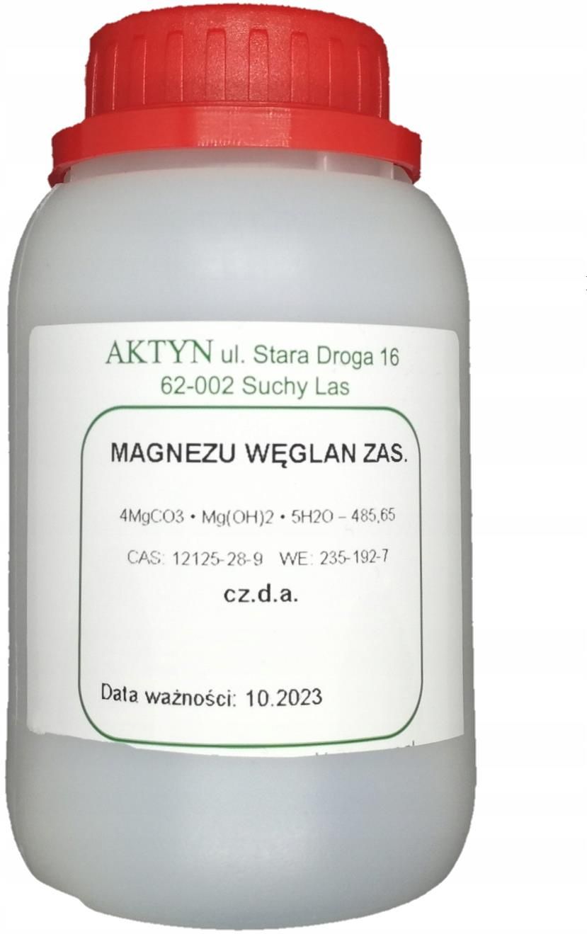 Węglan Magnezu Nazwa Zwyczajowa Drobne akcesoria medyczne Aktyn Węglan Magnezu Cz.D.A. 50G - Ceny i