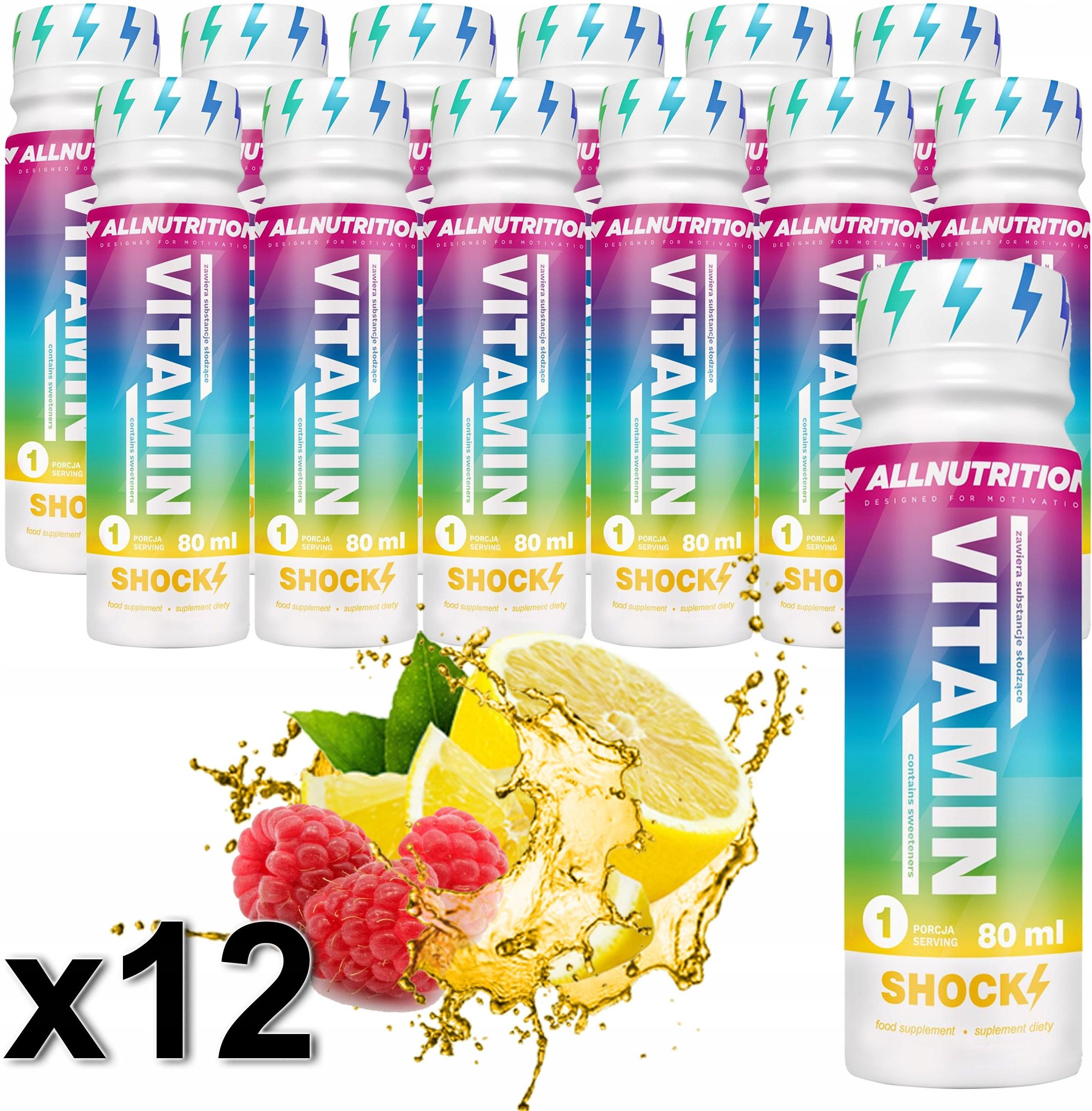 Allnutrition Vitamin Shock Shot 12x 80ml - Opinie i ceny na Ceneo.pl