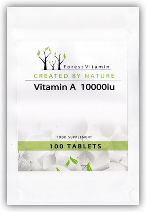 Forest Vitamin Witamina A 10000iu Retinol 100tabl.
