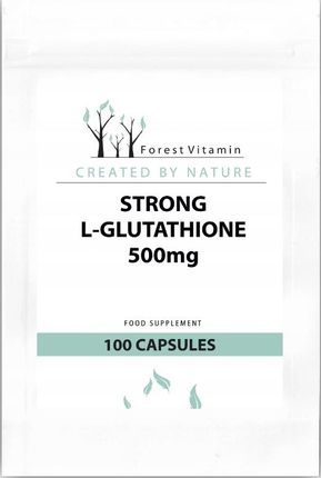 Forest Vitamin L-glutation 500mg Mocny 100kaps.