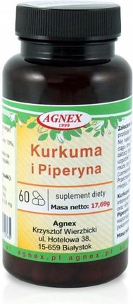 Agnex Kurkumina + Piperyna 60kaps.