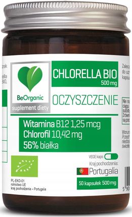 Viridian Aliness Chlorella Bio, 500mg 50 kaps.