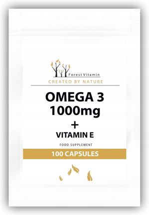 Forest Vitamin Omega 3 1000mg Epa Dha + Witamina E 5mg 100kaps