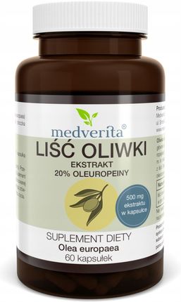 Medverita LIść oliwny ekstrakt 20% oleuropein 60kaps.
