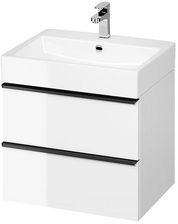 Zdjęcie Cersanit Szafka Z Umywalką Virgo 60 Biała U Czarne - Józefów