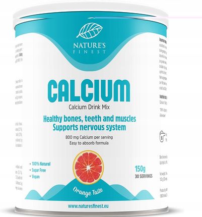 Nutrisslim Calcium naturalny Wapń proszek 150g